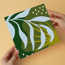 Load image into Gallery viewer, Mini Paint by Numbers Set 20x20cm (6 pieces) - Modern Leaf Pattern