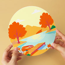 Load image into Gallery viewer, Mini Paint by Numbers Set - Discs Ø20cm (6 pieces) - Dreamy Landscapes 1