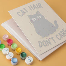 Load image into Gallery viewer, Mini Paint by Numbers Set 15x20cm (6 pieces) - Cattitude