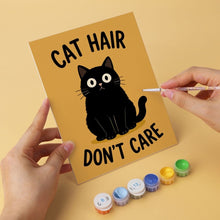 Load image into Gallery viewer, Mini Paint by Numbers Set 15x20cm (6 pieces) - Cattitude