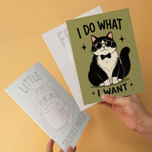Load image into Gallery viewer, Mini Paint by Numbers Set 15x20cm (6 pieces) - Cattitude