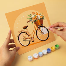 Load image into Gallery viewer, Mini Paint by Numbers Set 20x20cm (6 pieces) - Retro Rides