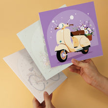 Load image into Gallery viewer, Mini Paint by Numbers Set 20x20cm (6 pieces) - Retro Rides