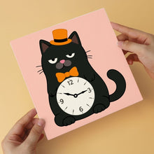 Load image into Gallery viewer, Mini Paint by Numbers Set 20x20cm (6 pieces) - Tick Tock Cats