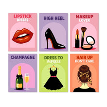 Load image into Gallery viewer, Mini Paint by Numbers Set 15x20cm (6 pieces) - Glam Squad Figured'Art