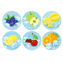 Load image into Gallery viewer, Mini Paint by Numbers Set - Discs Ø20cm (6 pieces) - Frosted Fruits Figured'Art