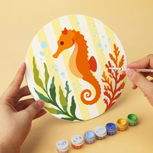 Load image into Gallery viewer, Mini Paint by Numbers Set - Discs Ø20cm (6 pieces) - Ocean Life