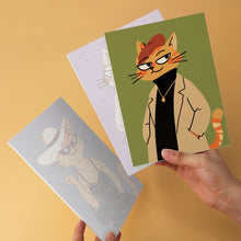 Load image into Gallery viewer, Mini Paint by Numbers Set 15x20cm (6 pieces) - Dapper Cats