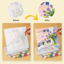 Load image into Gallery viewer, Mini Paint by Numbers Set 20x20cm (6 pieces) - Window Views