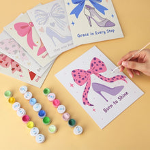 Load image into Gallery viewer, Mini Paint by Numbers Set 15x20cm (6 pieces) - Glam Steps