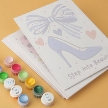 Load image into Gallery viewer, Mini Paint by Numbers Set 15x20cm (6 pieces) - Glam Steps
