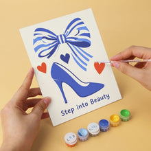Load image into Gallery viewer, Mini Paint by Numbers Set 15x20cm (6 pieces) - Glam Steps