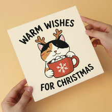 Load image into Gallery viewer, Mini Paint by Numbers Set 20x20cm (6 pieces) - Meowy Christmas