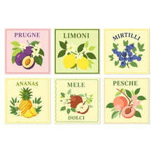 Load image into Gallery viewer, Mini Paint by Numbers Set 20x20cm (6 pieces) - Italian Orchard Figured'Art