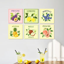 Load image into Gallery viewer, Mini Paint by Numbers Set 20x20cm (6 pieces) - Italian Orchard