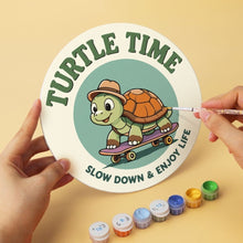 Load image into Gallery viewer, Mini Paint by Numbers Set - Discs Ø20cm (6 pieces) - Happy Little Souls
