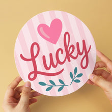 Load image into Gallery viewer, Mini Paint by Numbers Set - Discs Ø20cm (6 pieces) - Gentle Hearts