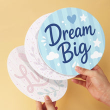Load image into Gallery viewer, Mini Paint by Numbers Set - Discs Ø20cm (6 pieces) - Gentle Hearts