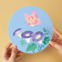 Load image into Gallery viewer, Mini Paint by Numbers Set - Discs Ø20cm (6 pieces) - Pastel Butterflies 2