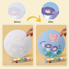 Load image into Gallery viewer, Mini Paint by Numbers Set - Discs Ø20cm (6 pieces) - Pastel Butterflies 2