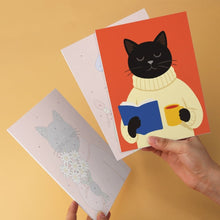 Load image into Gallery viewer, Mini Paint by Numbers Set 15x20cm (6 pieces) - One Cat, Many Moods