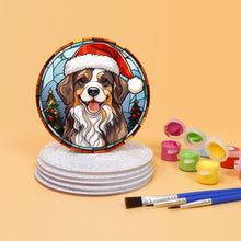 Load image into Gallery viewer, Paint by numbers 10cm Coasters (6 pieces) - Christmas Critters