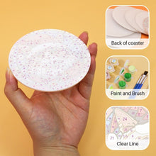 Load image into Gallery viewer, Paint by numbers 10cm Coasters (6 pieces) - Christmas Critters