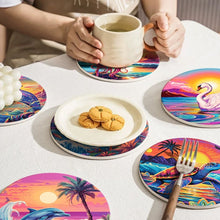 Load image into Gallery viewer, Paint by numbers 10cm Coasters (6 pieces) - Colourful Sea Life