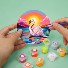 Load image into Gallery viewer, Paint by numbers 10cm Coasters (6 pieces) - Colourful Sea Life