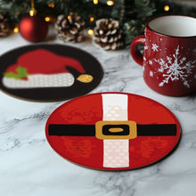 Load image into Gallery viewer, Paint by numbers 10cm Coasters (4 pieces) - Creative Christmas Gift