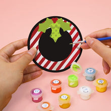 Load image into Gallery viewer, Paint by numbers 10cm Coasters (4 pieces) - Creative Christmas Gift