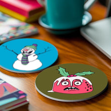 Load image into Gallery viewer, Paint by numbers 10cm Coasters (4 pieces) - Creative Christmas Gift 1