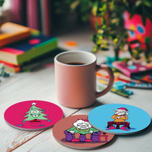 Load image into Gallery viewer, Paint by numbers 10cm Coasters (4 pieces) - Creative Christmas Gift 2
