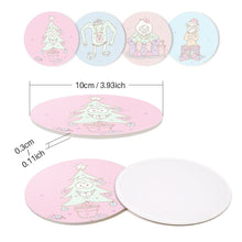 Load image into Gallery viewer, Paint by numbers 10cm Coasters (4 pieces) - Creative Christmas Gift 2