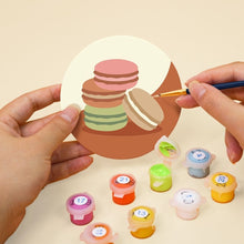 Load image into Gallery viewer, Paint by numbers 10cm Coasters (6 pieces) - Paris Café