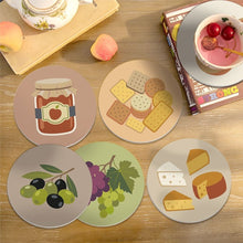 Load image into Gallery viewer, Paint by numbers 10cm Coasters (6 pieces) - Mediterranean Aperitif