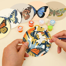Load image into Gallery viewer, Paint by numbers 10cm Coasters (6 pieces) - Wings of Spring