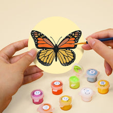 Load image into Gallery viewer, Paint by numbers 10cm Coasters (6 pieces) - Wings of Spring