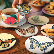 Load image into Gallery viewer, Paint by numbers 10cm Coasters (6 pieces) - Wings of Spring