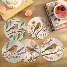 Load image into Gallery viewer, Paint by numbers 10cm Coasters (6 pieces) - Gentle Spring