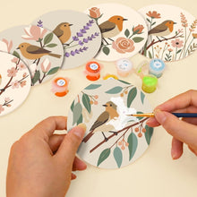 Load image into Gallery viewer, Paint by numbers 10cm Coasters (6 pieces) - Gentle Spring