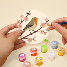 Load image into Gallery viewer, Paint by numbers 10cm Coasters (6 pieces) - Gentle Spring