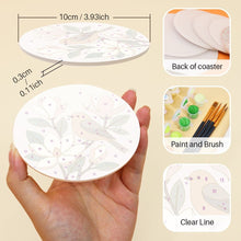 Load image into Gallery viewer, Paint by numbers 10cm Coasters (6 pieces) - Gentle Spring