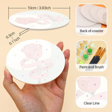 Load image into Gallery viewer, Paint by numbers 10cm Coasters (6 pieces) - Bonjour Paris