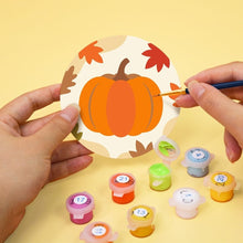 Load image into Gallery viewer, Paint by numbers 10cm Coasters (6 pieces) - Cozy Autumn