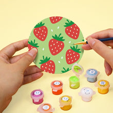 Load image into Gallery viewer, Paint by numbers 10cm Coasters (6 pieces) - Summer Picnic