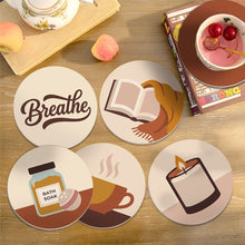 Load image into Gallery viewer, Paint by numbers 10cm Coasters (6 pieces) - Cozy Rituals