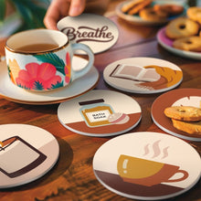Load image into Gallery viewer, Paint by numbers 10cm Coasters (6 pieces) - Cozy Rituals
