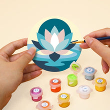 Load image into Gallery viewer, Paint by numbers 10cm Coasters (6 pieces) - Zen Balance