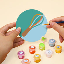 Load image into Gallery viewer, Paint by numbers 10cm Coasters (6 pieces) - Dessert Lovers